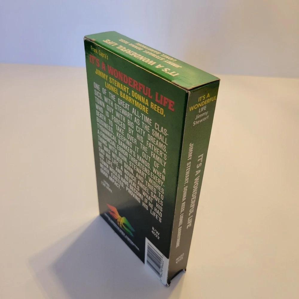 Its A Wonderful Life VHS Jimmy Stewart Donna Reed 1989 Family Treasure Movie